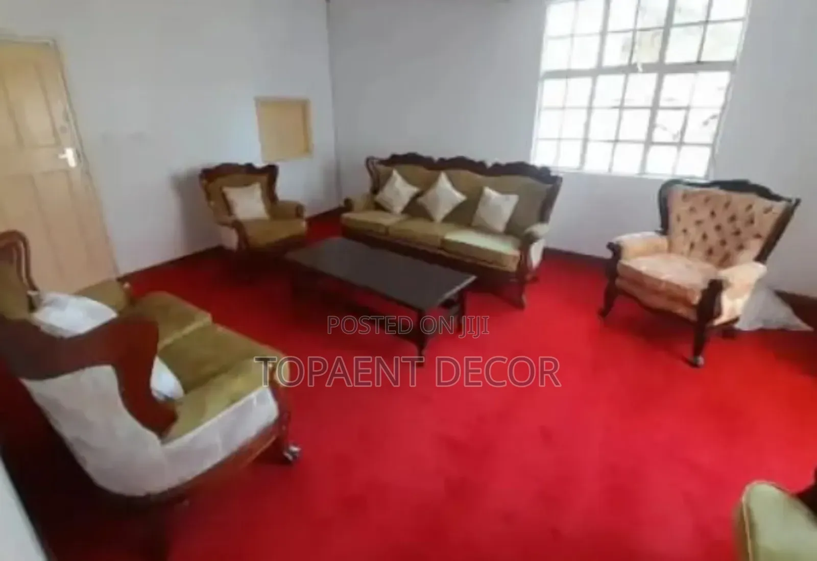 Vip Red 10mm Office Insulation Wall to Wall Carpets