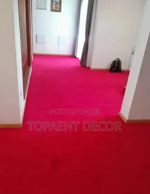 Living Room, Bedroom and Kitchen Vip Red Wall to Wall Carpet
