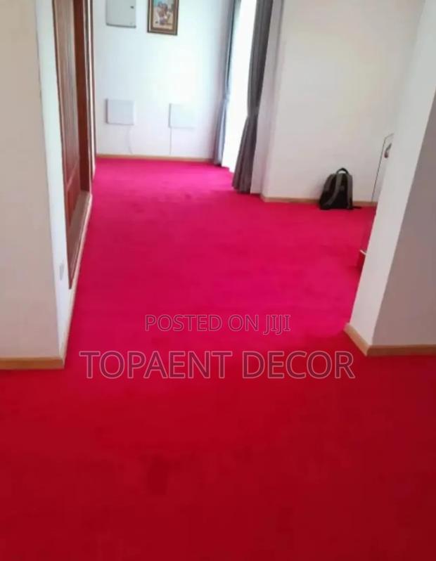 Living Room, Bedroom and Kitchen Vip Red Wall to Wall Carpet