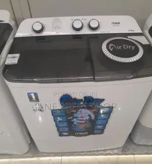White Mika 8kgs Washing Machine M/Ka