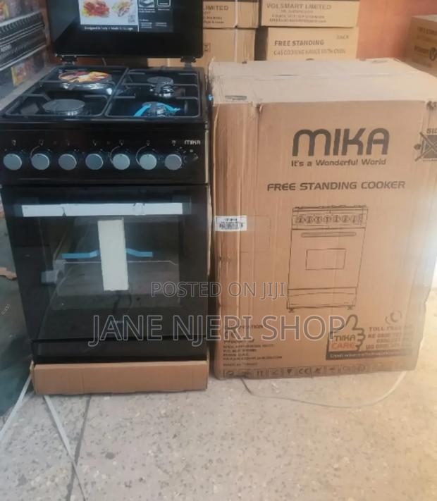 Black Mika 50*60 3gas +1 Free Standing Cooker M/K-3g