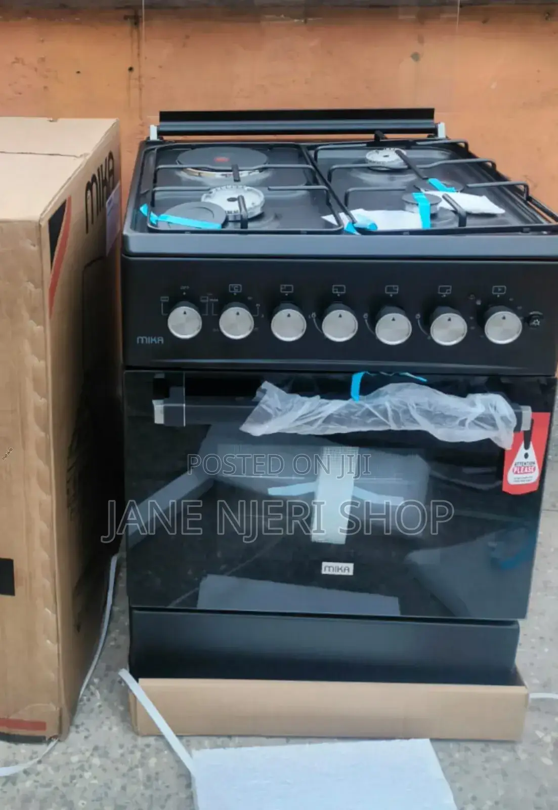 Marble Mika Standing Cooker 58*58 3gas + 1electric M/Ka