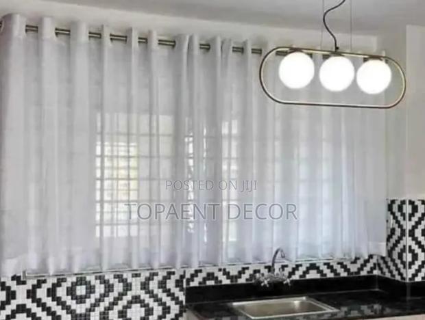 Kitchen Eyelates Window Sheers - main view