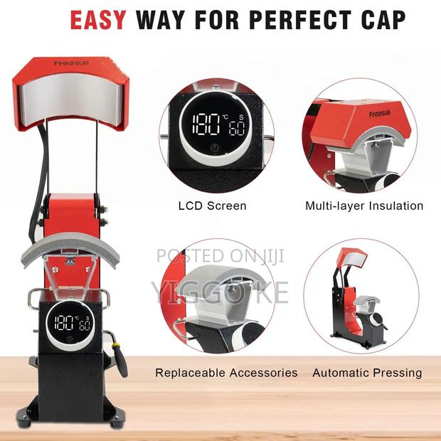 Cap Heat Press Machine – Reliable, Durable, and Efficient! - thumbnail 4