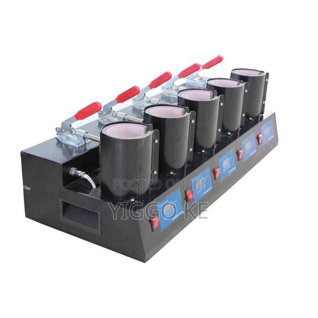 5 Station Mug Press – Maximize Your Output With Precision! - thumbnail 3