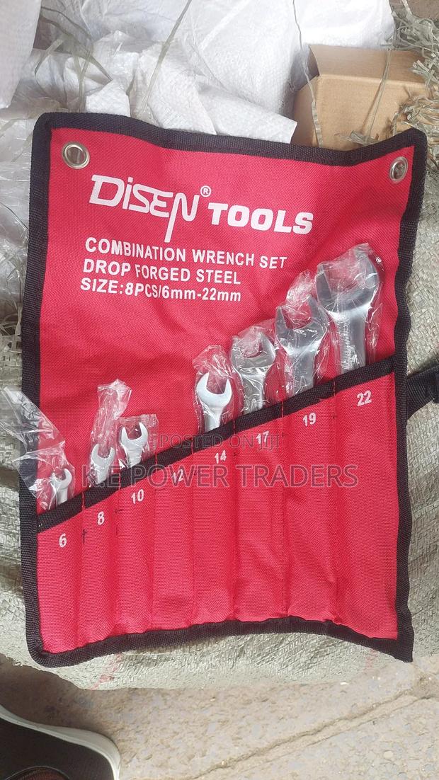8pcs 6-22mm Combined Spanner Set - main view