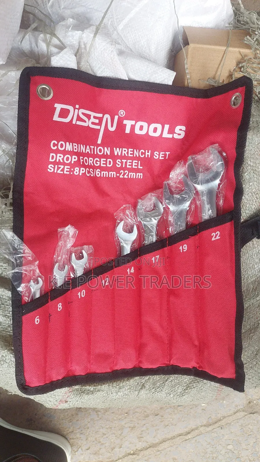 8pcs 6-22mm Combined Spanner Set