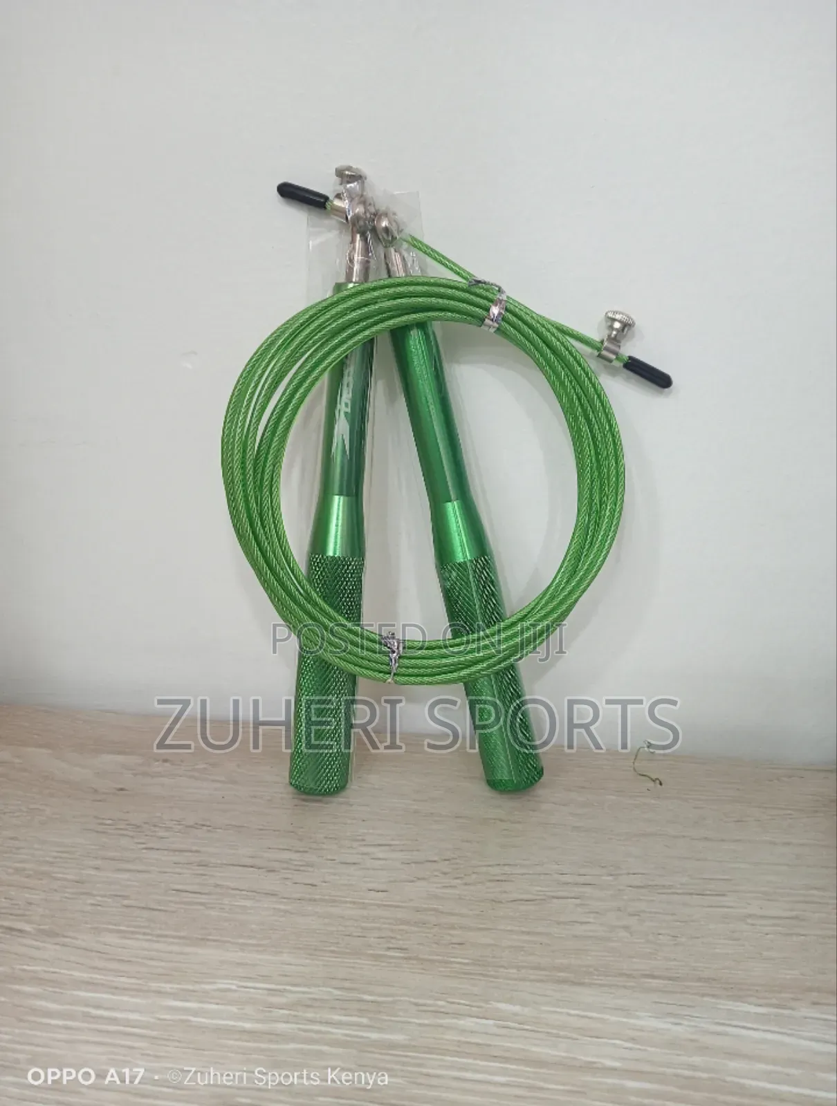 Heavy Duty Metallic Skipping Rope Speed Rope; Adjustable