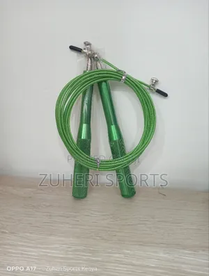 Heavy Duty Metallic Skipping Rope Speed Rope; Adjustable