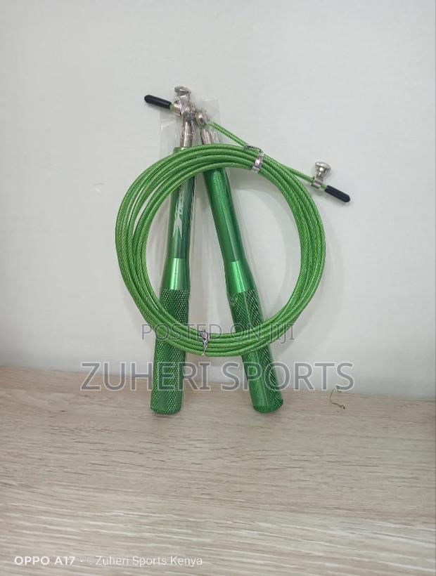 Heavy Duty Metallic Skipping Rope Speed Rope; Adjustable - thumbnail 2