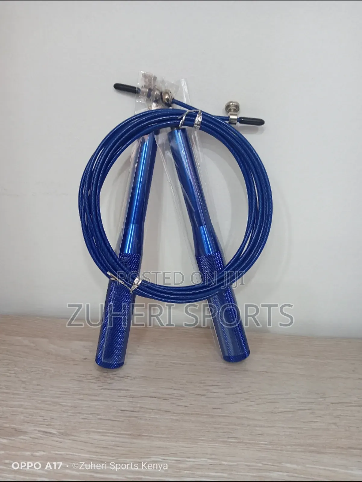 Heavy Duty Metallic Skipping Rope Speed Rope; Adjustable