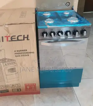 Silver 50*55 Unitech Full Gas Standing Cooker