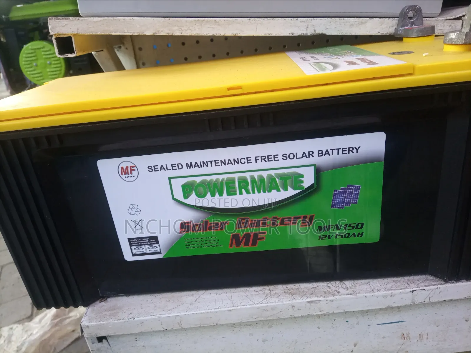Powermate 150ah Solar Battery/Maintenance Free Battery