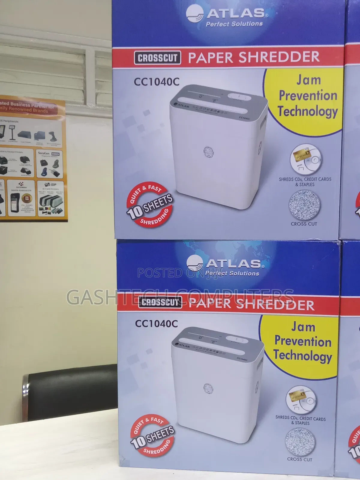 Atlas Cc1040c Cross Cut Parer Shredders