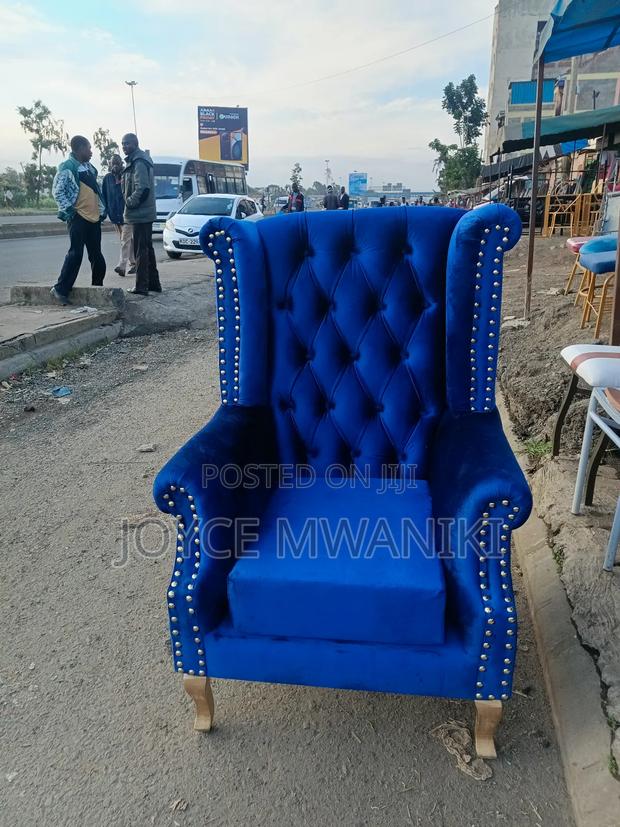 Pedicure Seat or King Chair, Blue 