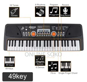 37/49/61 Keys Electronic Keyboard Piano Musical Instrument