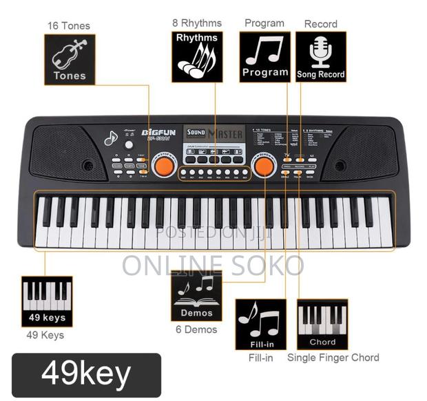 37/49/61 Keys Electronic Keyboard Piano Musical Instrument - thumbnail 5