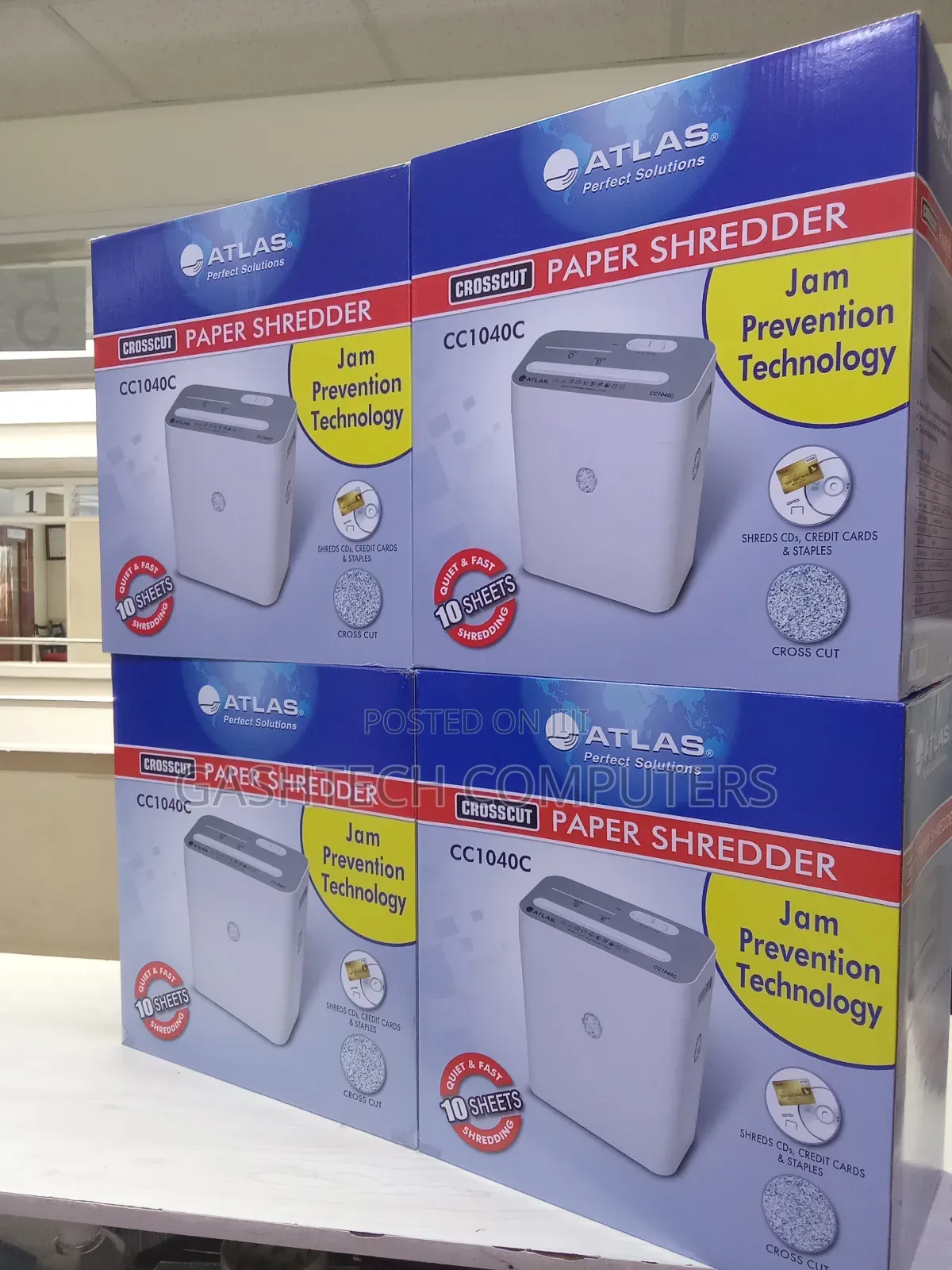 Atlas Cc1040c Paper Shredder [ Trusted Brand ]