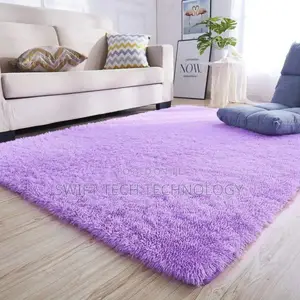 Fluffy Carpet Purple Carpet 5×8**