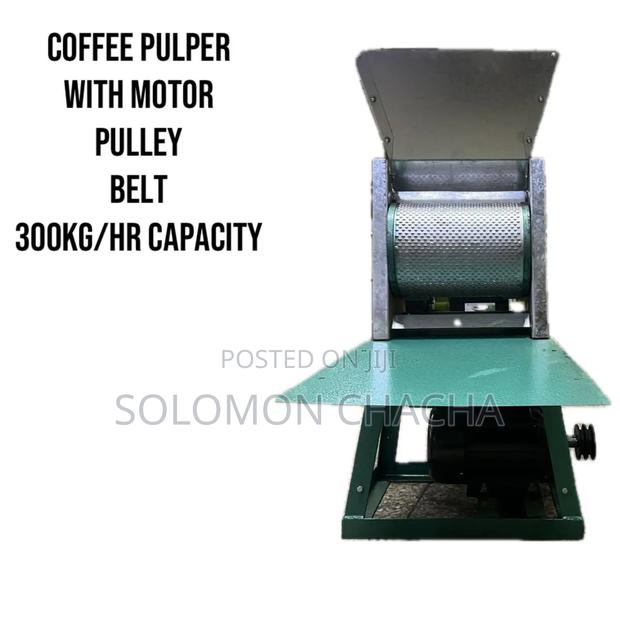 Coffee Pulper With Motor Pulley Belt 3000kg / Hr Capacity