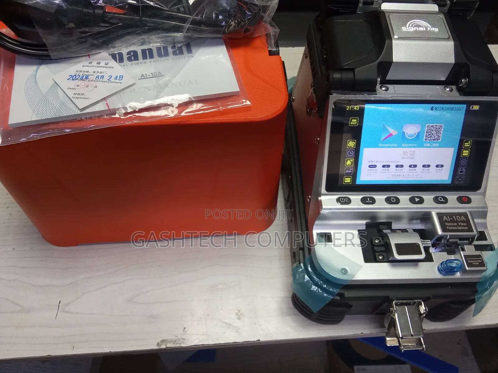 Automatic Fire Optical Fiber Fusion AI-10A SPLICING MACHINE'