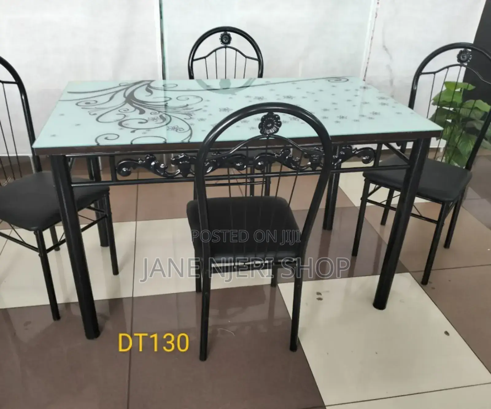 Executive White Dinning Table DN-04