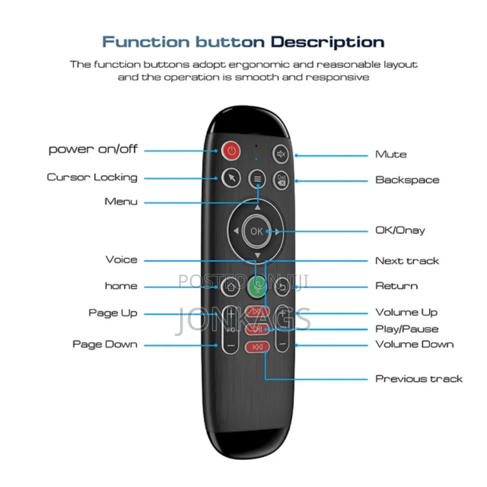 M6 Air Mouse and Keyboard for Smart TV ,Box , Android