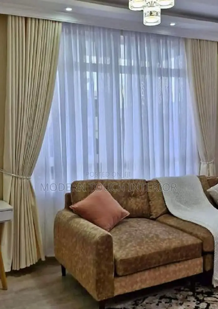 Warm Beige Linen Curtains