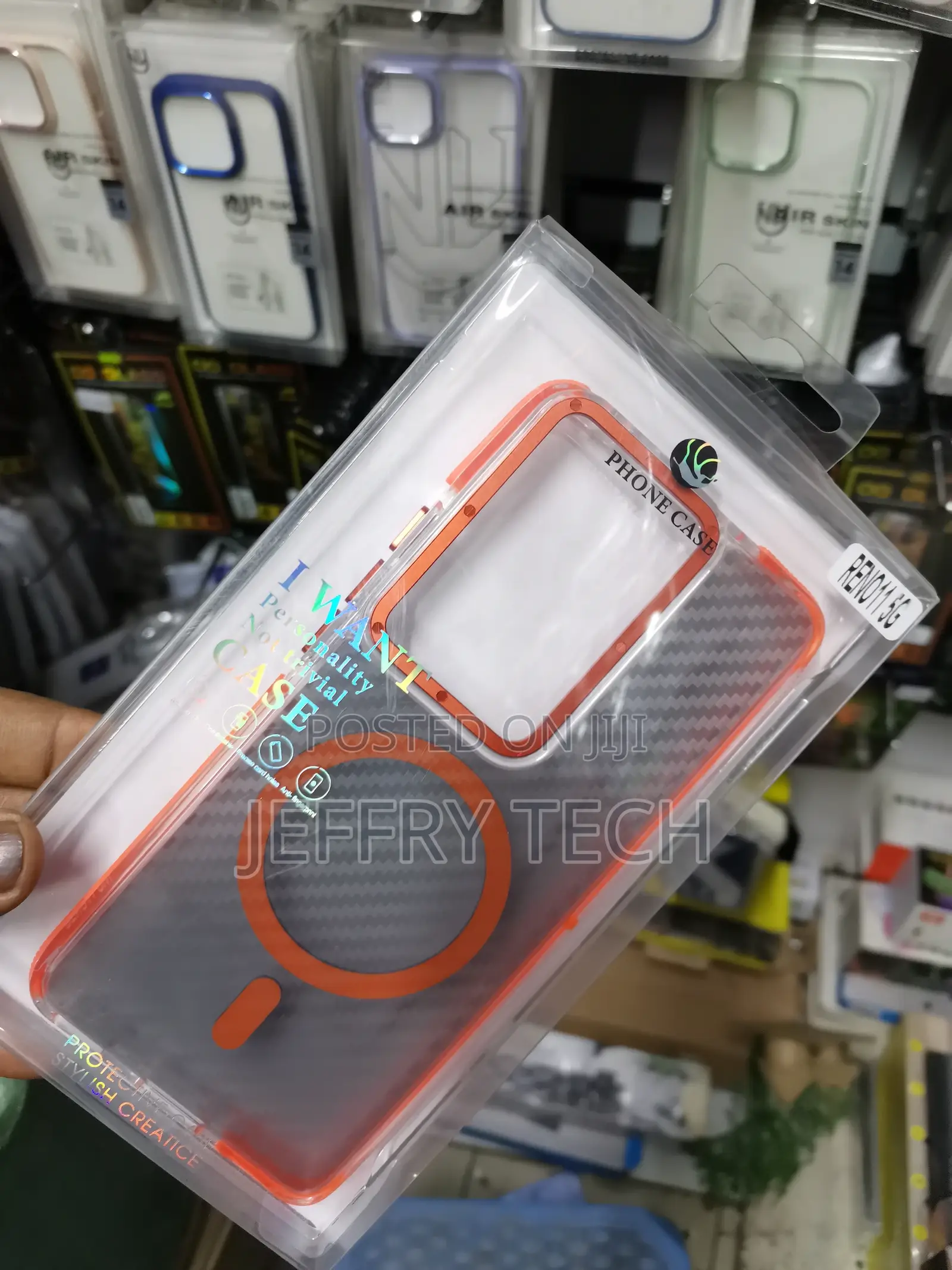 OPPO Reno 11 Case,Magsafe Compatible,Camera Frame