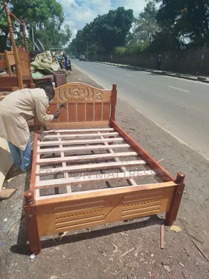 5by6 and 6by6 Mahogany Beds + Free Delivery.