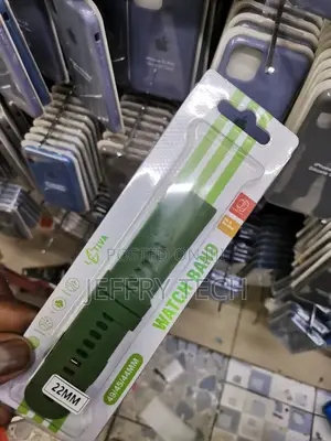 22mm Silicone Watch Band -Green
