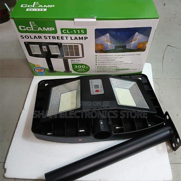 Motion Sensor and Remote Control 300 Watt Solar Street Light - main view