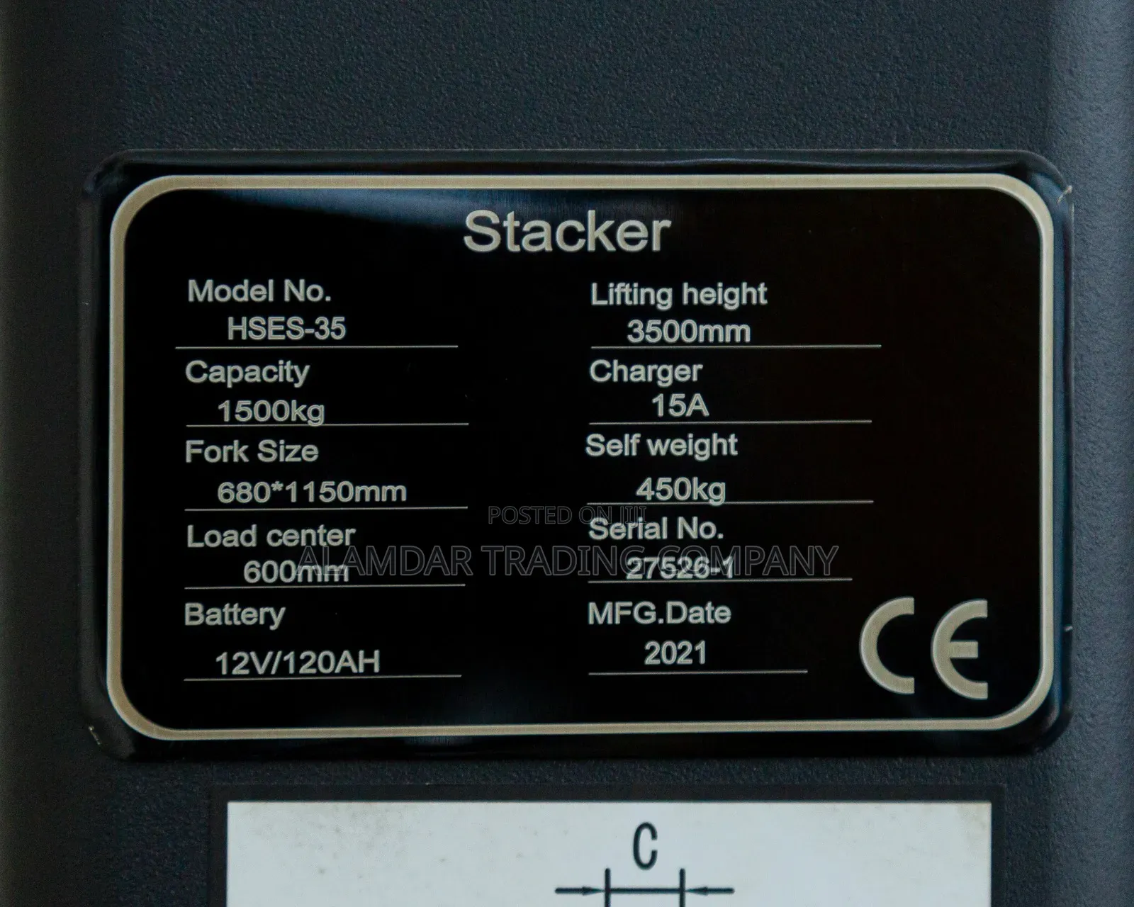 Stacker Semi Electric