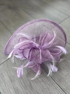 Lavender Elegant Flower Fascinator - thumbnail 2