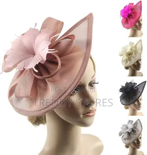 Nude Elegant Flower Fascinator
