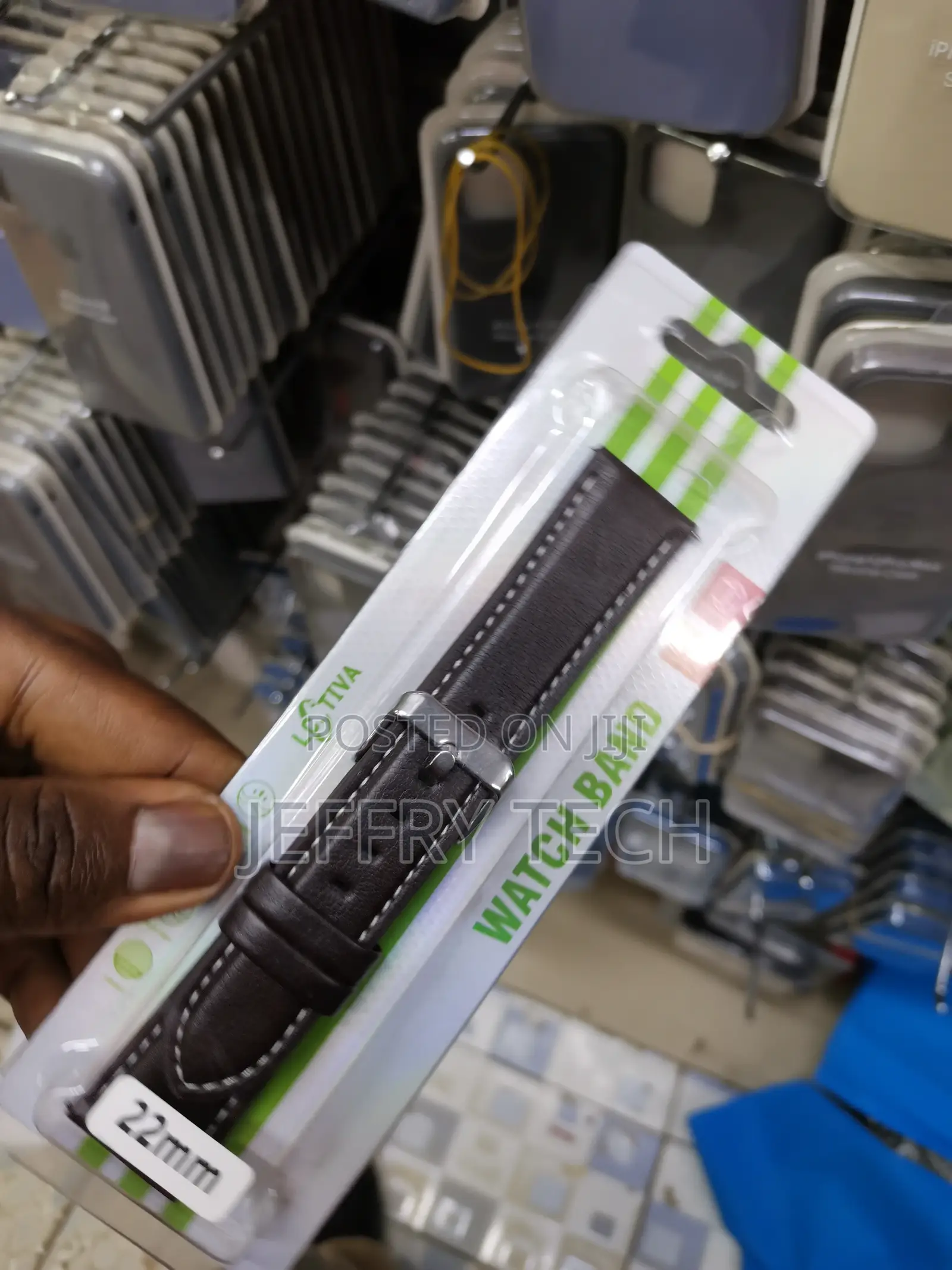 Vintage Leather Watch Band for Men and Women, Silver Buckle