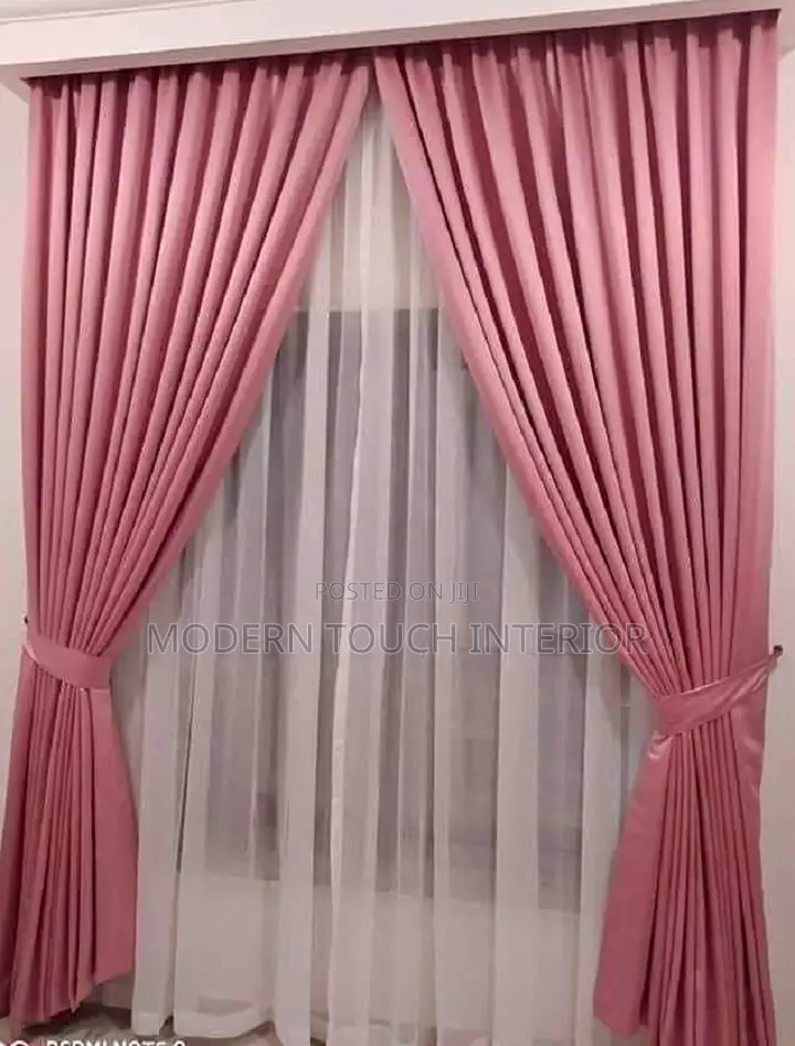 Pink Curtains