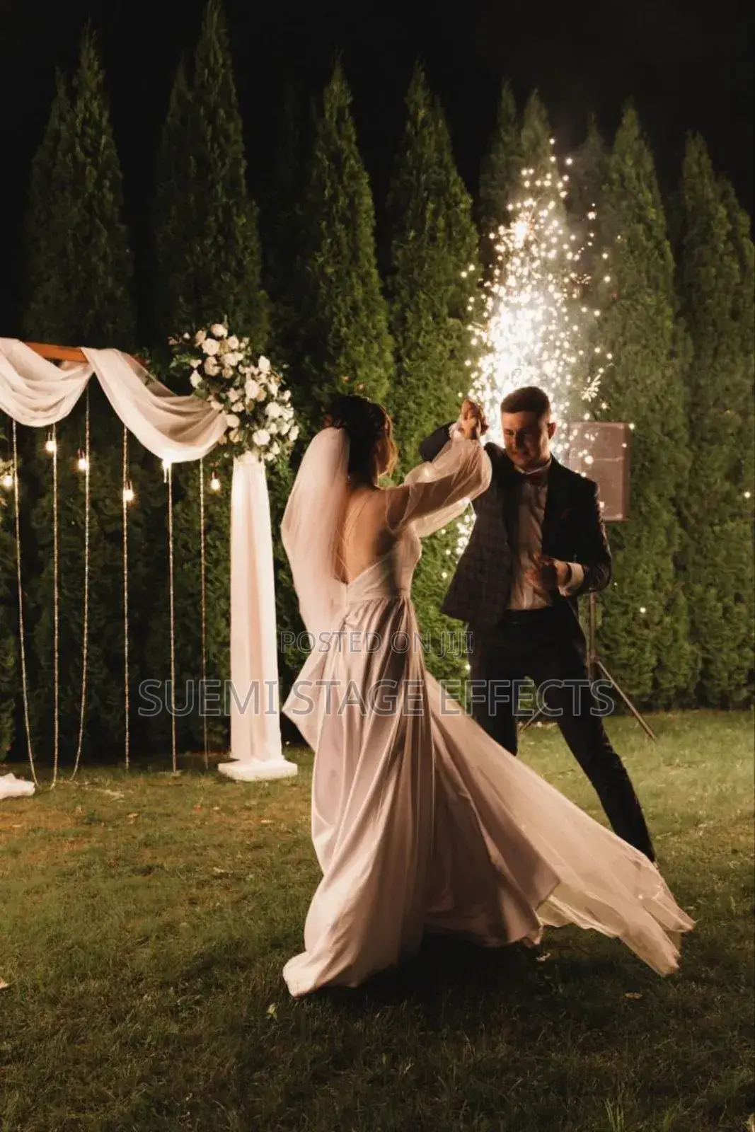 Stunning Indoor Fireworks for Your Wedding Celebration! Hire