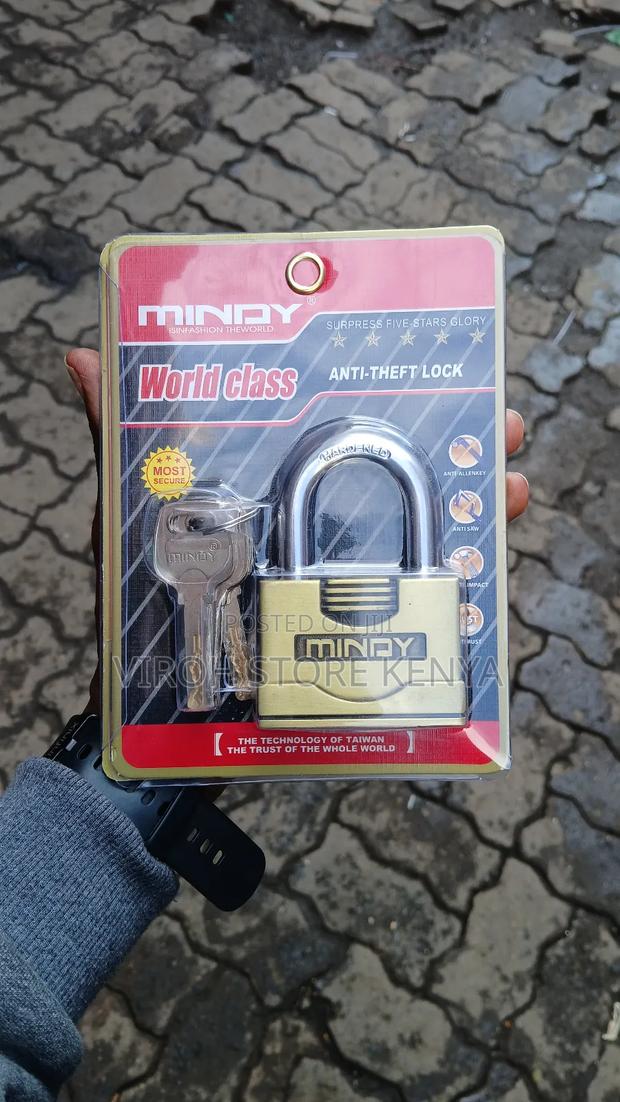 New Mindy Padlock 5 Star 3 Keys Most Secure Padlock
