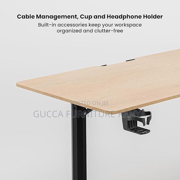 Office Tables:1200mm Ergonomic Height Adjustable Office Desk - thumbnail 6