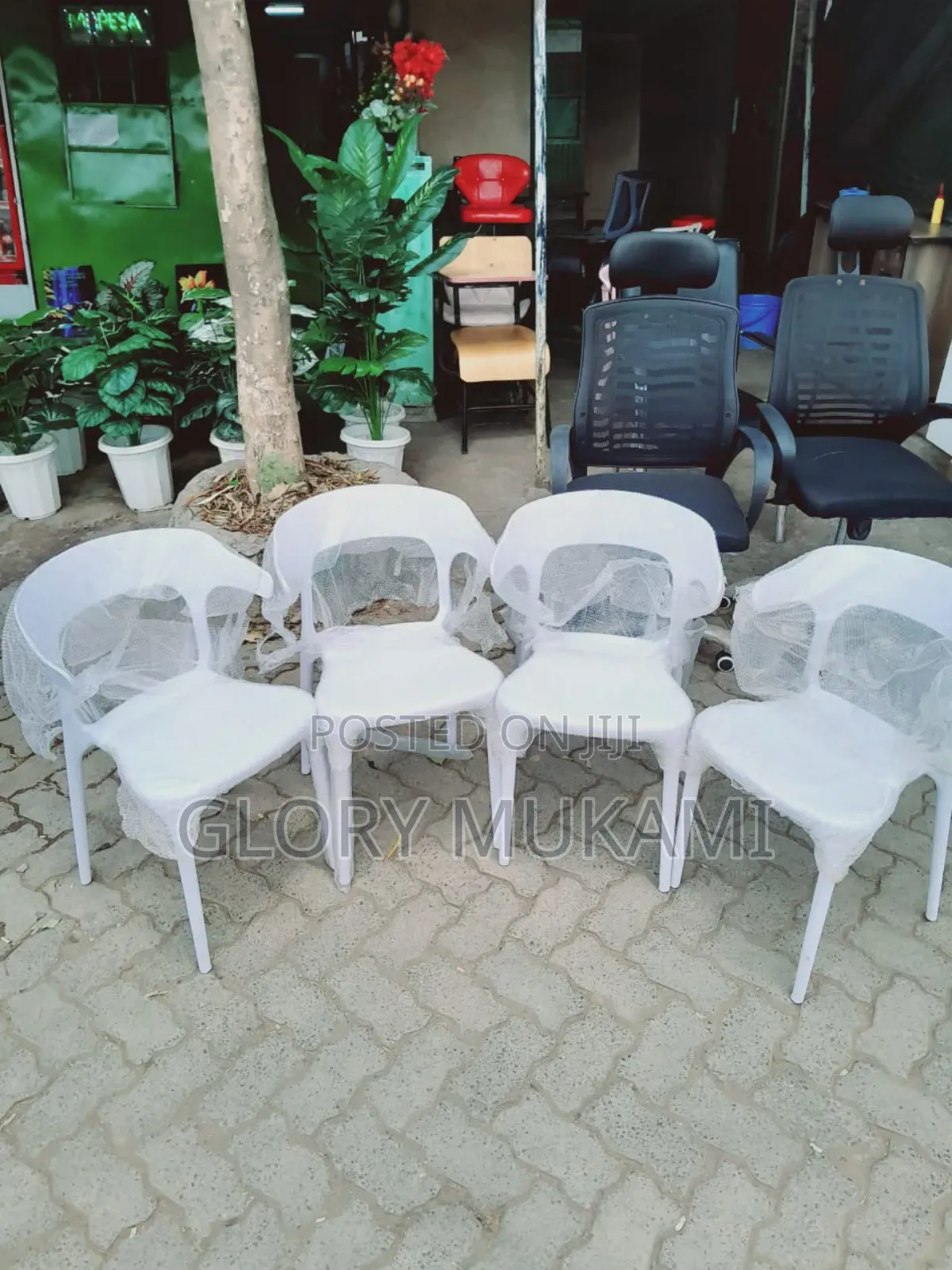 White Balcony Chairs