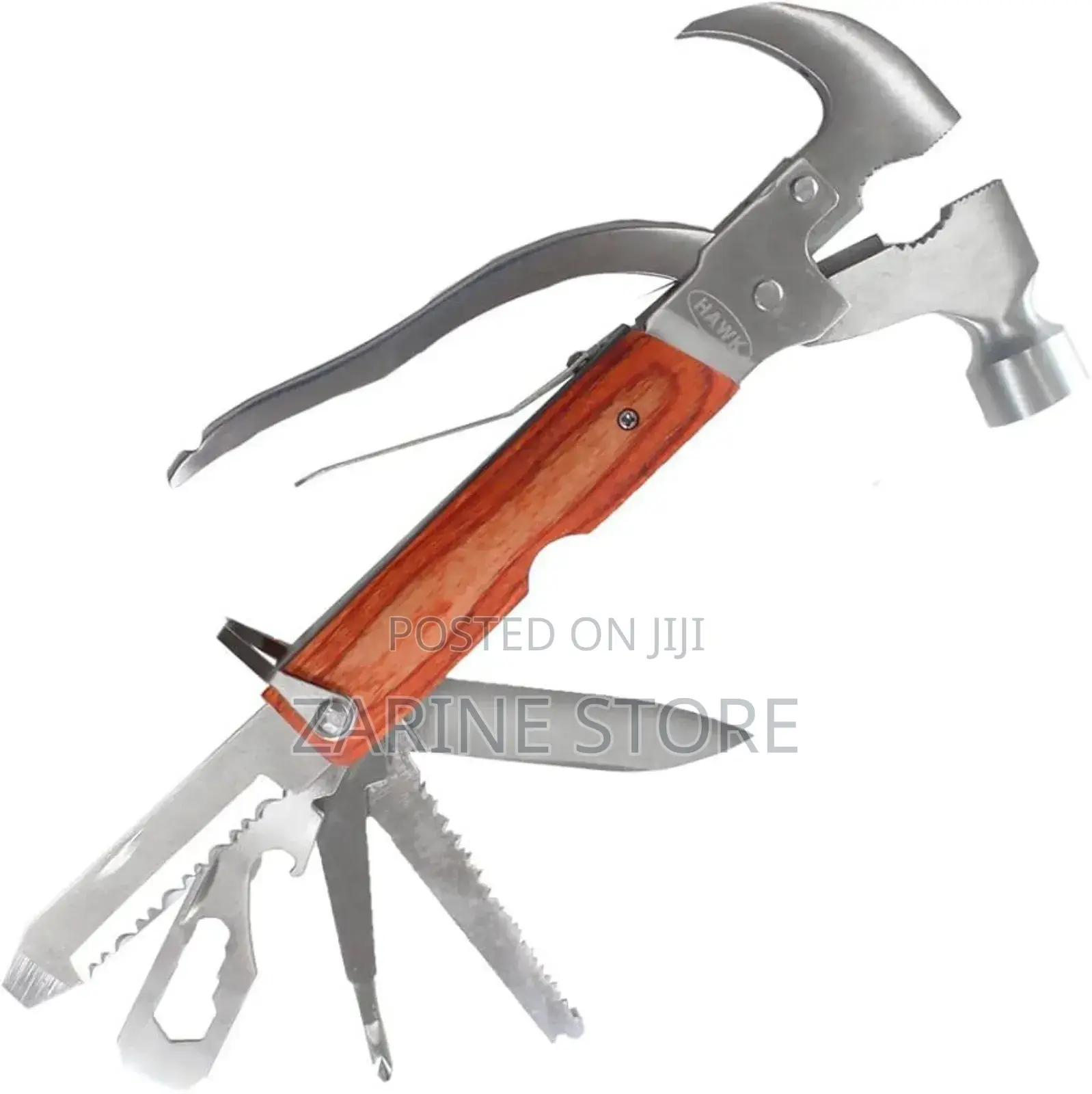15 in 1 Claw Hammer With Screwdriver, Knife, Saw,