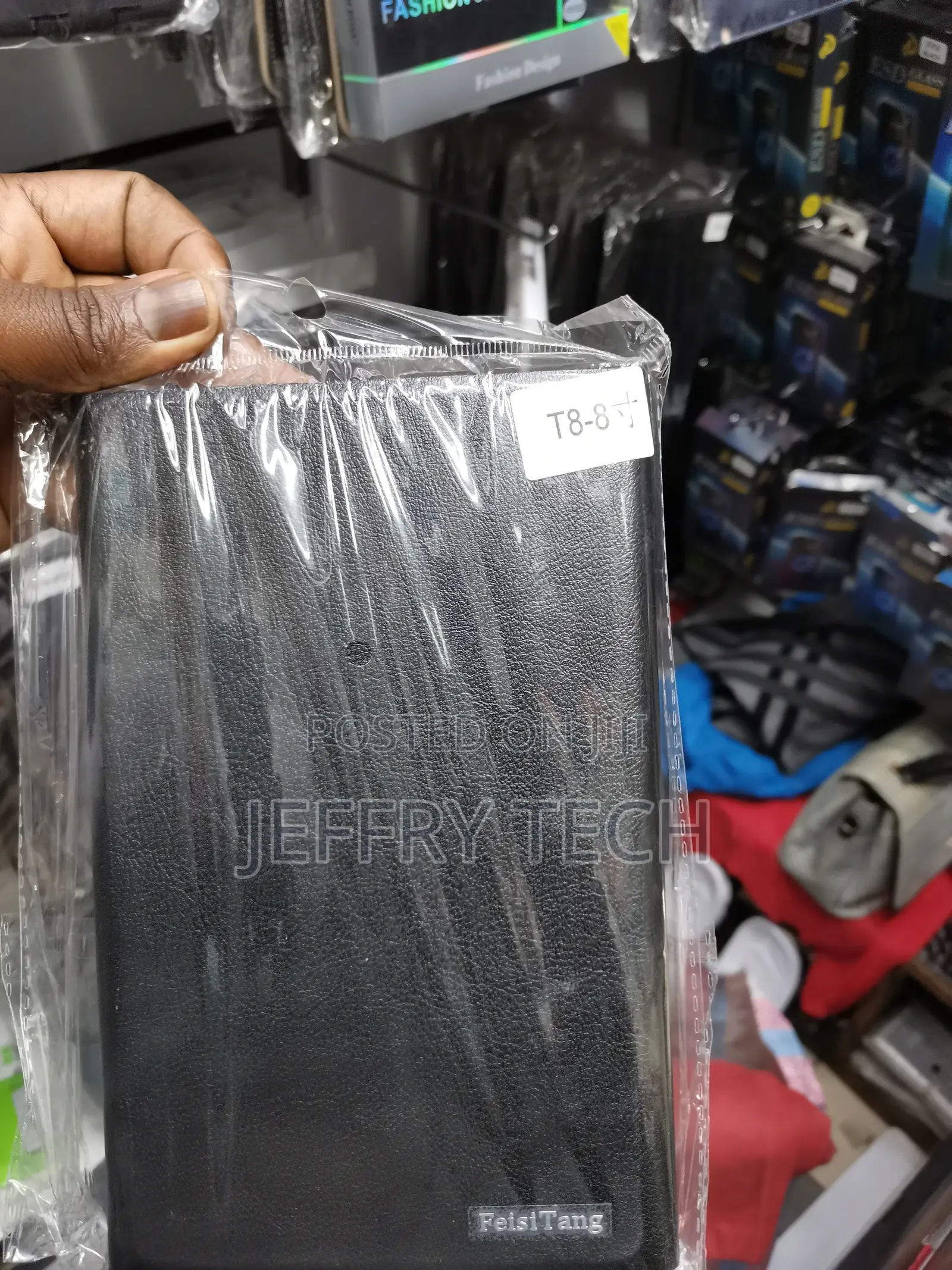Leather Flip Case for Huawei Matepad T8 8 Inch -Black