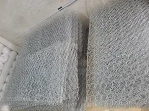 Galvanized Gabion Rock-Containment Baskets