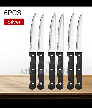 6 Stainless Steel Serrated Steak Knife *