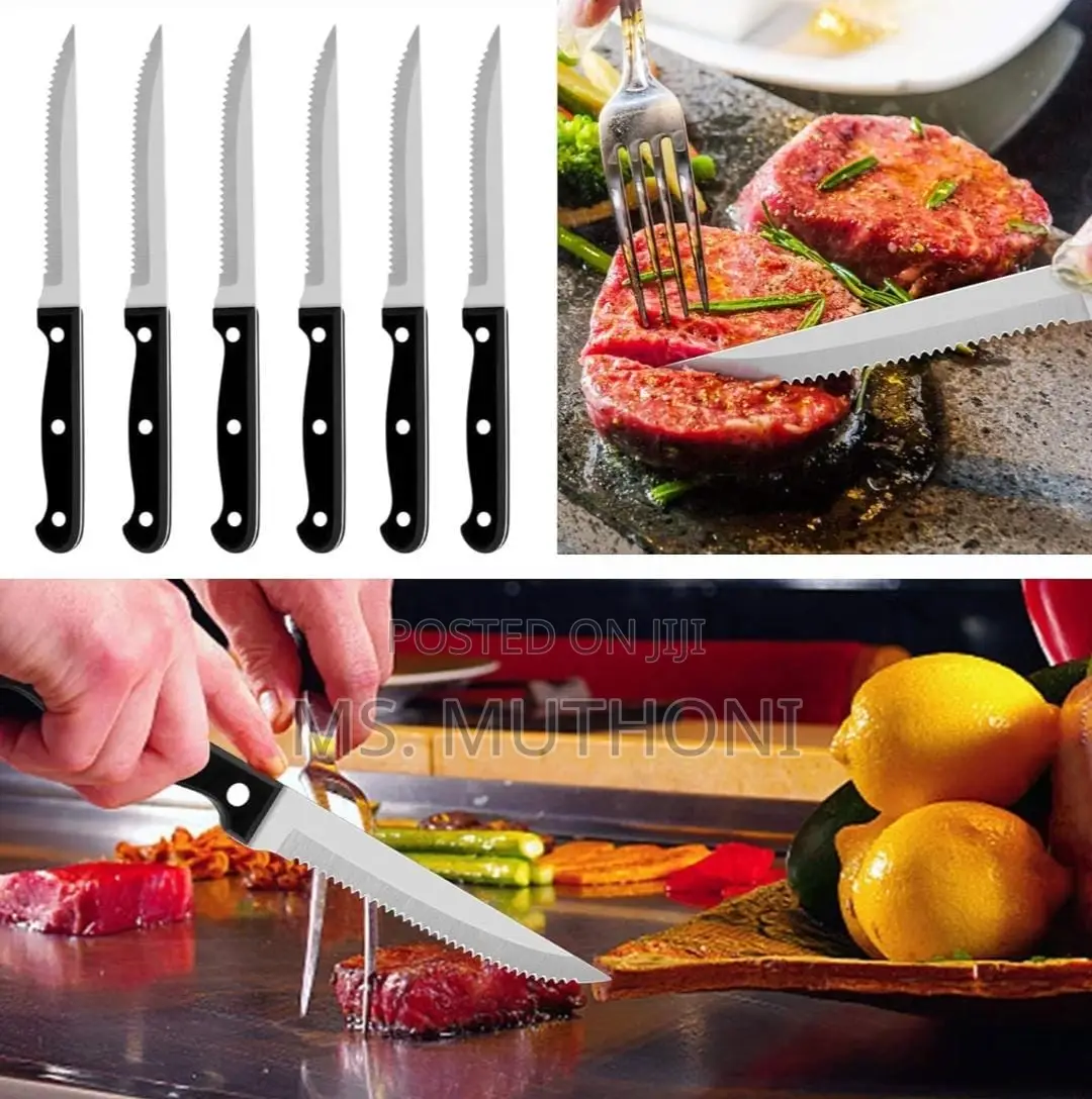 6 Stainless Steel Serrated Steak Knife *