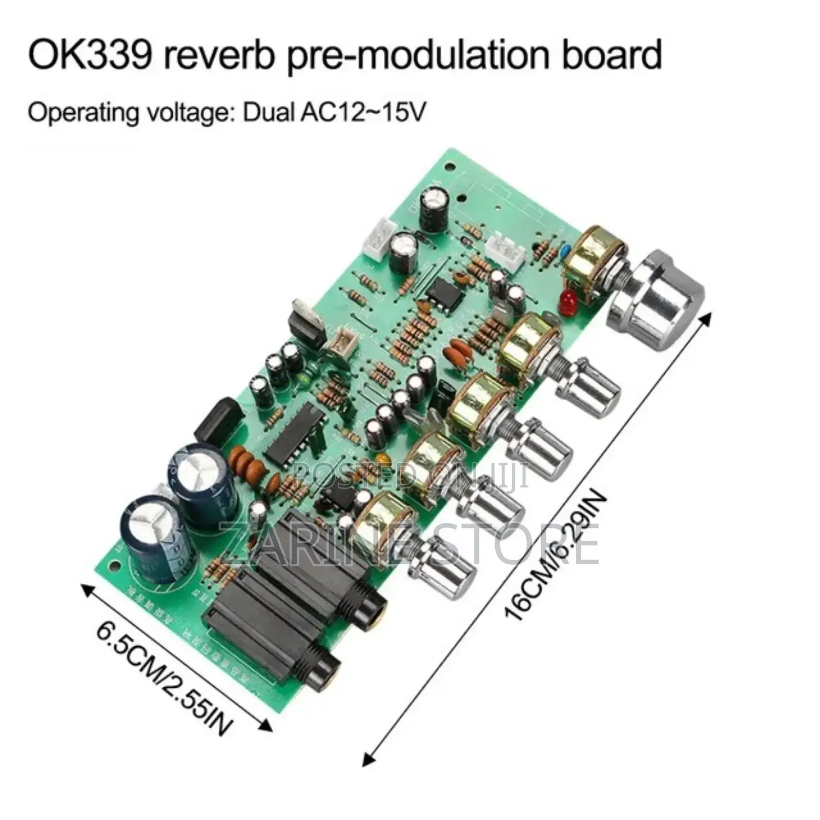 Amplifier Circuit Board Dual Channel With Mic