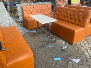 Restaurants and Bar Couches and White Table