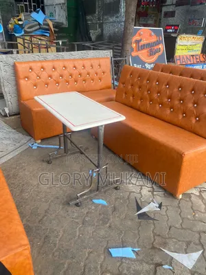Restaurants and Bar Couches and White Table