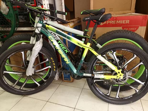 Caraiman MTB Spokeless Wheel Green/White - main view